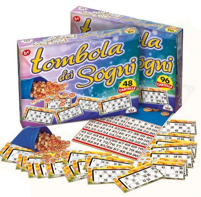 Immagine di GIOCHI SCATOLA TOMBOLA DEI SOGNI 48 cartelle 40x32x5,5cm