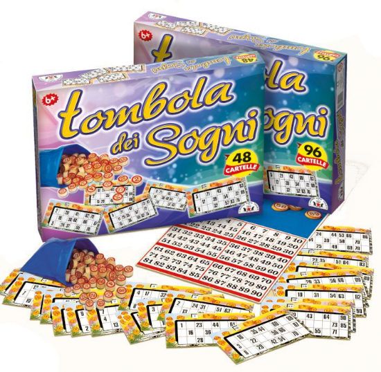 Immagine di GIOCHI SCATOLA TOMBOLA DEI SOGNI 48 cartelle 40x32x5,5cm