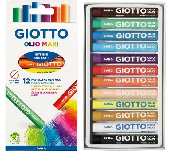 Immagine di PASTELLI OLIO GIOTTO 12 COLORI 1pz