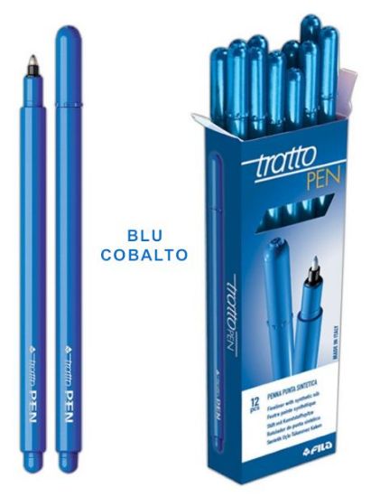 Immagine di PENNARELLI TRATTO PEN 12pz BLU COBALTO PENNARELLO FILA