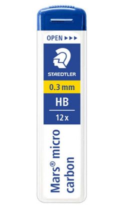 Immagine di MINE STAEDTLER MARS MICRO C. 0,3mm HB 1x12pz - 03HB