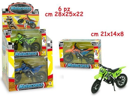 Picture of GIOCHI MOTO 1:12 MOTOCROSS 1pz TEOREMA