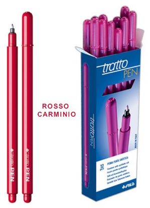 Picture of PENNARELLI TRATTO PEN 12pz ROSSO CARMINIO PENNARELLO FILA