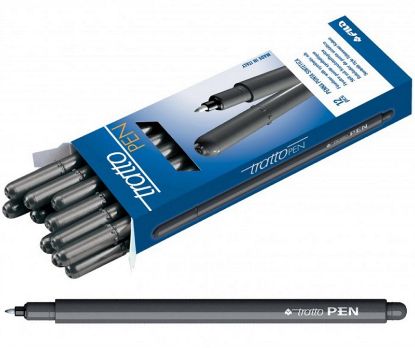 Picture of PENNARELLI TRATTO PEN 12pz GRIGIO FUMO PENNARELLO FILA