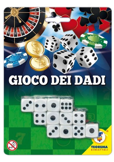 Picture of GIOCHI CASINO'  GAMES DADI 1x12pz