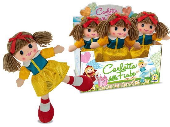 Picture of GIOCHI CARLOTTA - BAMBOLA IN PEZZA BIANCANEVE 30cm