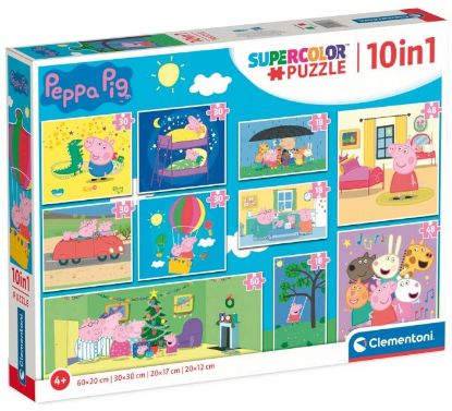 Picture of GIOCHI PUZZLE 10 in 1pz PEPPA PIG
