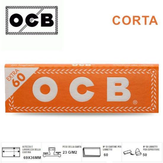 Picture of CARTINE OCB CORTA ORANGE 50pz (Acc. 10,8)-PROV-A00075011