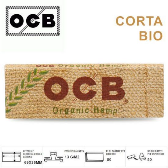 Immagine di CARTINE OCB CORTA CANAPA BIO 50pz (Acc. 9)-PROV-A00047002