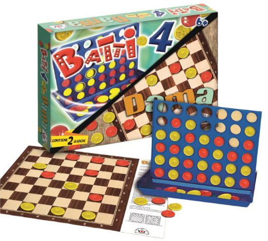 Picture of GIOCHI SCATOLA BATTI4 DAMA 40x32x5,5cm