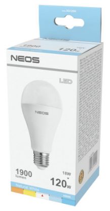 Picture of LAMPADINE LED E27 18W GOCCIA LUCE NATURALE 1pz 4000K A+ - NEOS NOVALINE