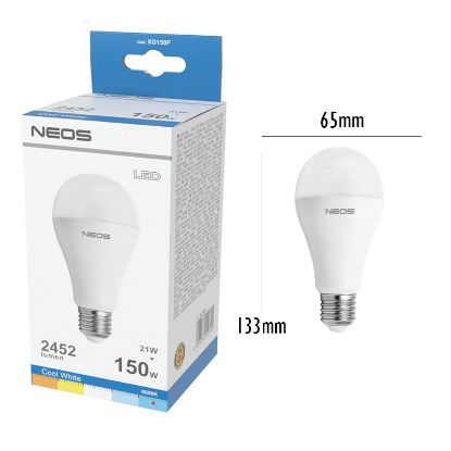 Immagine di LAMPADINE LED E27 21W GOCCIA LUCE FREDDA 1pz 6500K/2452lm