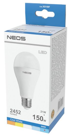 Picture of LAMPADINE LED E27 21W GOCCIA LUCE FREDDA 1pz 6500K/2452lm