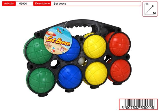 Picture of GIOCHI BOCCE D80mm 1x8pz CESTINO