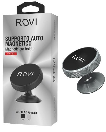 Picture of SUPPORTO PER AUTO CELLULARE CAR-04 1pz SILVER - ROVI