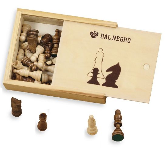 Picture of GIOCHI SET PEDINE SCACCHI 65mm IN LEGNO