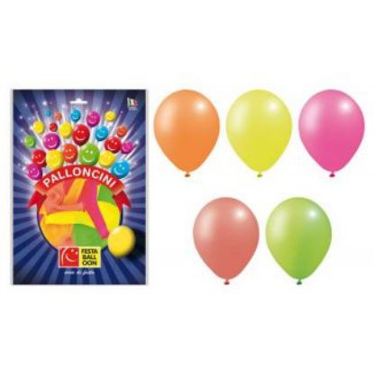 Immagine di PALLONCINI COLOR 20pz 26cm FLUO NEON ASSORTITI