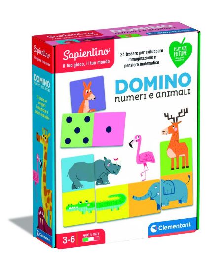 Picture of GIOCHI DOMINO ANIMALI E NUMERI 1pz CLEMENTONI