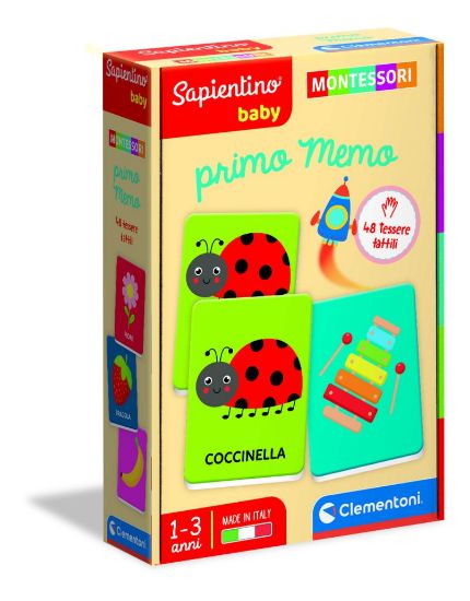 Picture of GIOCHI SAPIENTINO BABY MONTESSORI - CARD PRIMO 1pz CLEMENTONI