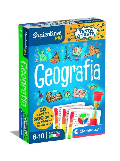 Immagine di GIOCHI SAPIENTINO PIU - CARTE GEOGRAFIA 1pz CLEMENTONI