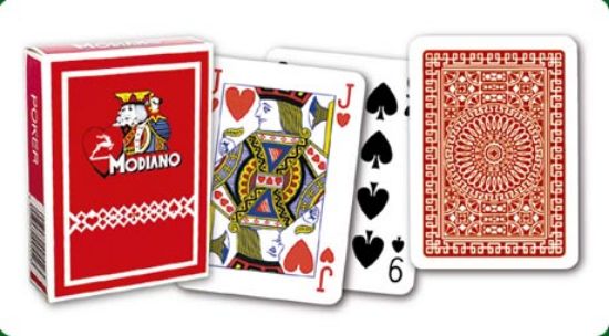 Picture of CARTE DA POKER CLUB RED DUPLEX MODIANO 1pz