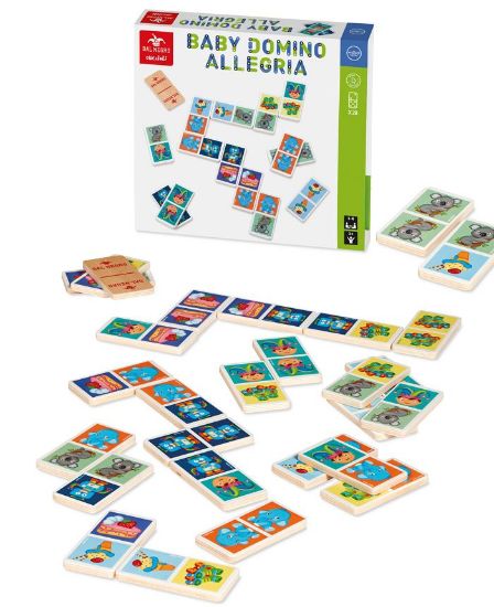 Picture of GIOCHI SCATOLA DOMINO ALLEGRIA 1pz DAL NEGRO