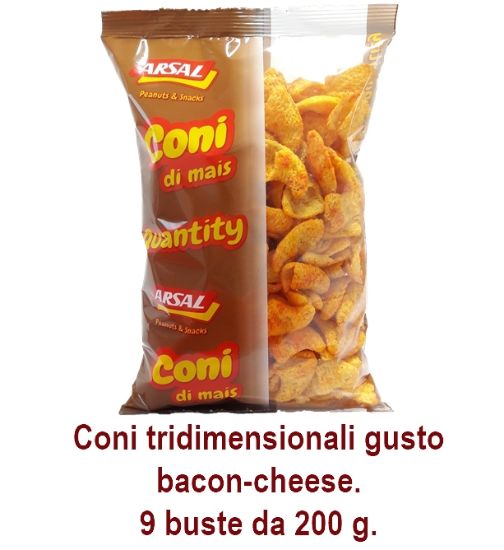 Immagine di PATATINE CONI DI MAIS 200gr 9pz ARSAL - aperitivo