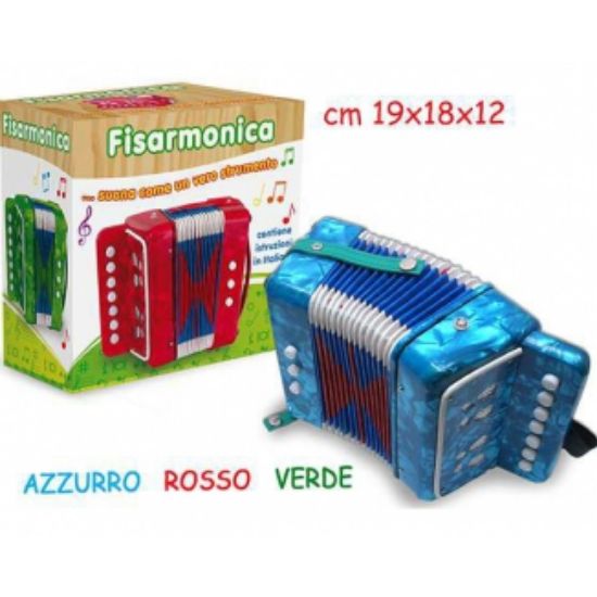 Picture of GIOCHI FATTO DI LEGNO - FISARMONICA 7 CHIAVI 18cm