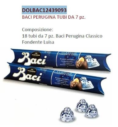 Immagine di BACI PERUGINA CLASSIC TUBO 7baci - 18pz