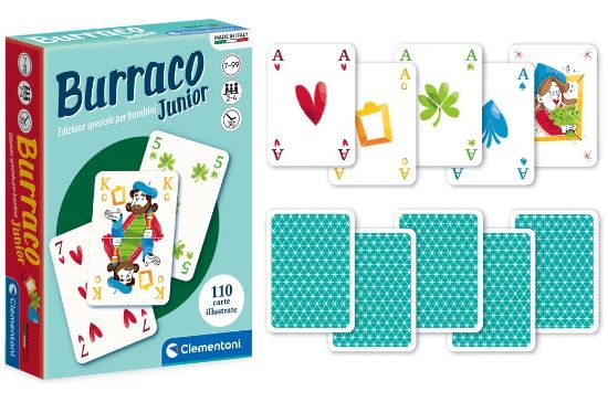 Immagine di GIOCHI CARTE BURRACO JUNIOR 1pz CLEMENTONI