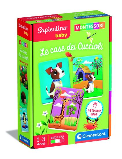 Picture of GIOCHI SAP BABY MONTESSORI - CARD LE CASE 1pz CLEMENTONI