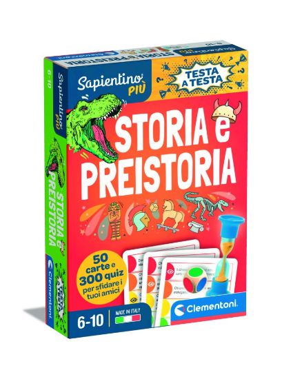 Immagine di GIOCHI SAPIENTINO PIU - CARTE STORIA E PREISTORIA 1pz CLEMENTONI