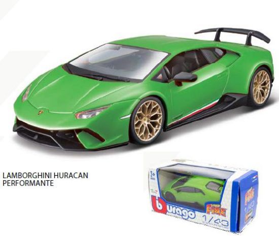 Picture of GIOCHI AUTO 1:43 LAMBORGHINI 1pz HURACAN PERFORMANTE