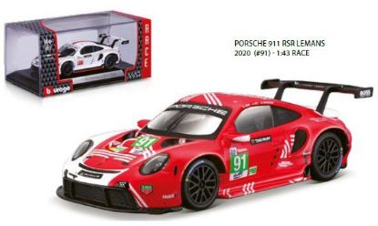 Picture of GIOCHI AUTO 1:43 PORSCHE 911 RSR LEMANS 1pz