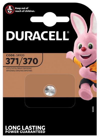 Picture of PASTIGLIE DURACELL 371/370 1.5v 1x 1pz OSSIDO DI ARGENTO