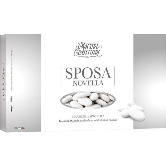 Immagine di CONFETTI MAXTRIS 1kg SPOSA NOVELLA BIANCHI