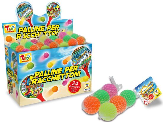 Picture of GIOCHI PALLINE PER RACCHETTONI 1x3pz IN DISPL 39mm