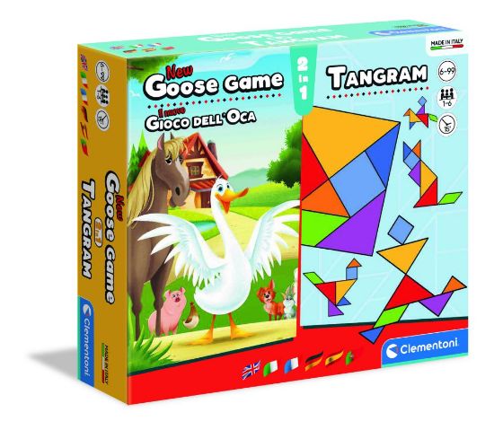 Picture of GIOCHI IL NUOVO GIOCO DELL'OCA + TANGRAM 1pz CLEMENTONI