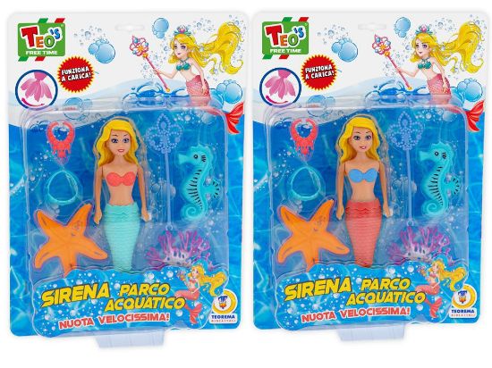 Picture of GIOCHI BAMBOLA SIRENA ACQUATICA A CARICA CON ACCESSORI