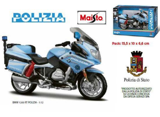 Picture of GIOCHI MOTO 1:18 POLIZIA 1pz