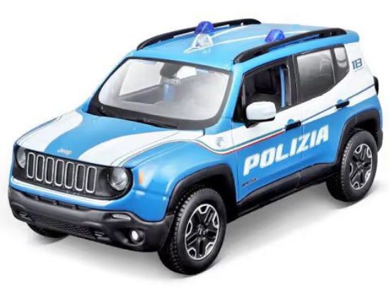 Picture of GIOCHI AUTO 1:24 JEEP RENEGADE POLIZIA 1pz