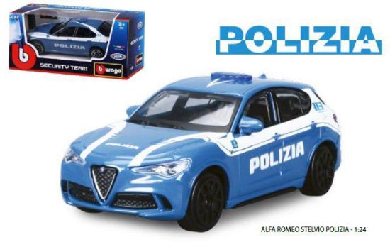 Immagine di GIOCHI AUTO 1:24 ALFA ROMEO STELVIO POLIZIA 1pz