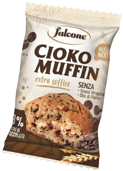 Picture of TORTINA FALCONE MUFFIN CIOKO 50gr 18pz - CIOCCOLATO AL LATTE