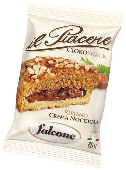 Immagine di TORTINA FALCONE IL PIACERE 50gr 24pz - GIANDUIA NOCCIOLA