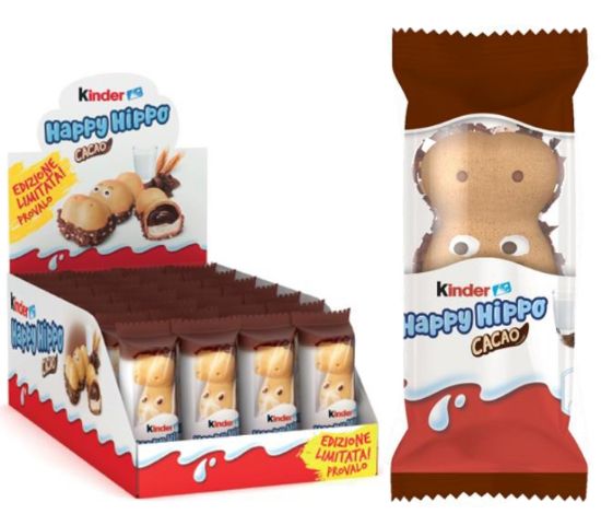 Picture of FERRERO KINDER HAPPY HIPPO T1x 28pz CACAO