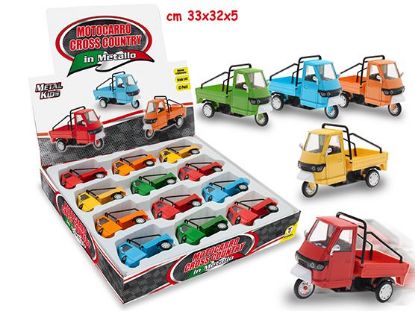 Picture of GIOCHI METAL KIDS - MOTOCARRO IN METALLO RETROCARICA