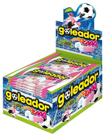 Picture of PERFETTI GOLEADOR OLA 20pz 30gr MILK BERRY