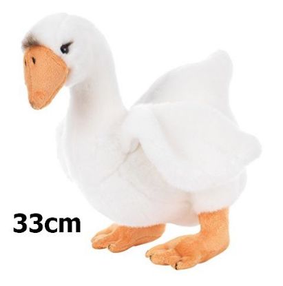 Immagine di PELUCHES PLUSH&CO 1pz MARTINE OCA BIANCA H.33cm