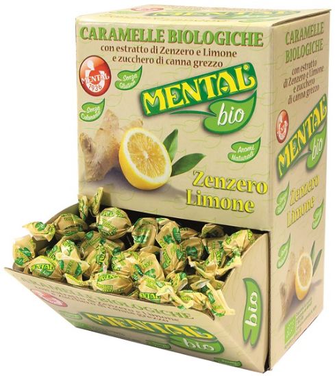 Picture of MENTAL CARAMELLE BIO ZENZERO E LIMONE 750gr BOCCA DI LUPO