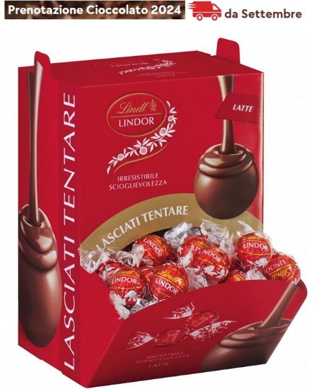 Immagine di LINDT BOULES LINDOR 1200gr LATTE 96pz bocca di lupo